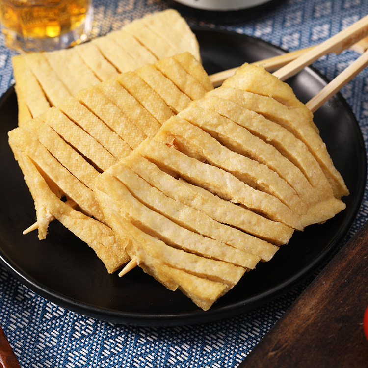 兰花10串500g豆腐串干串花豆制品关东煮食麻辣豆腐干