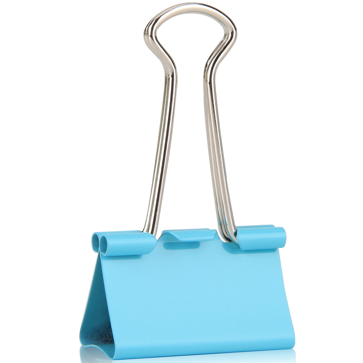 长尾8554es小号25mm金属批发小清新文件中号夹子票夹