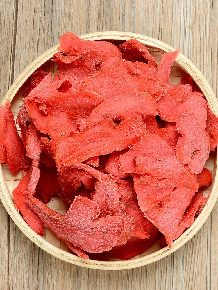 姜片湖南特产红姜口味姜生泡茶金梅姜甜老姜梅类制品