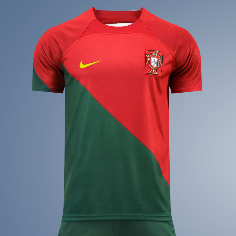 葡萄牙套装足球8号定制球衣罗套装7号客场世界杯足球服