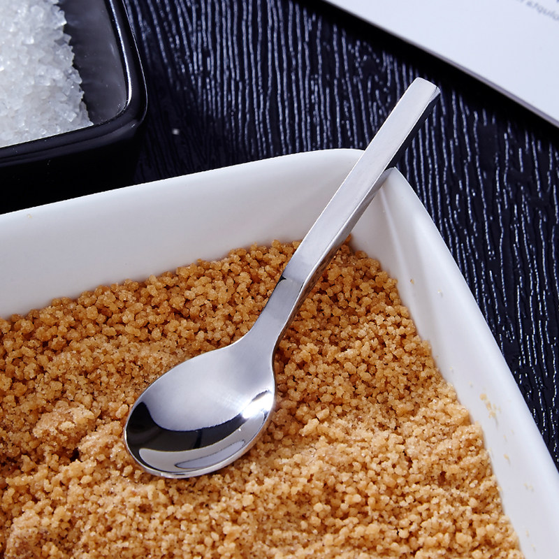 迷你小勺不锈钢咖啡勺子创意厘米小小药粉调料咖啡勺