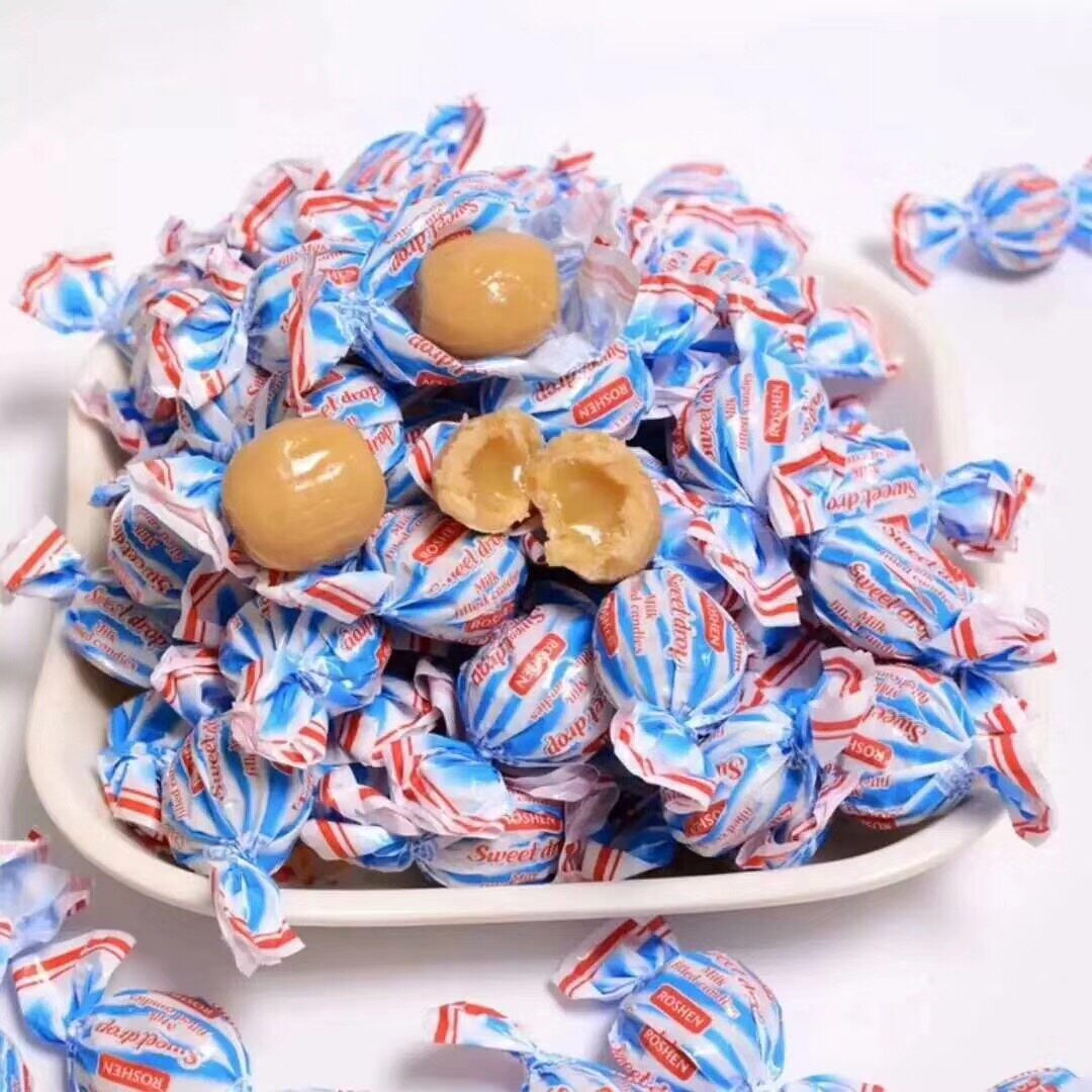 俄罗斯进口乌克兰roshen如胜牛奶夹心夹心糖糖果婚庆糖果