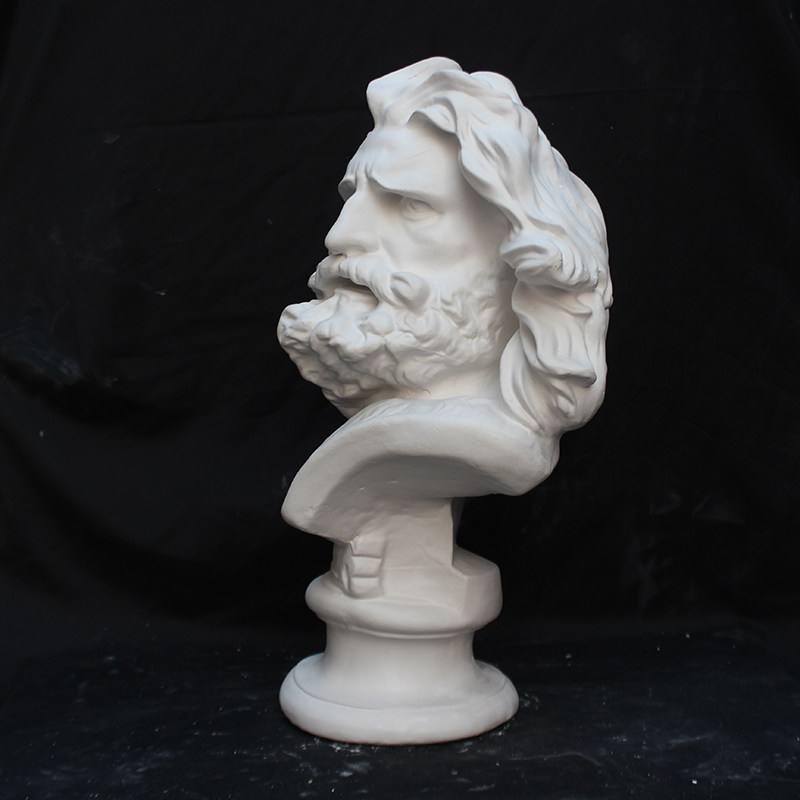 石膏美术教具马赛头像写生素描雕塑摆件石膏像