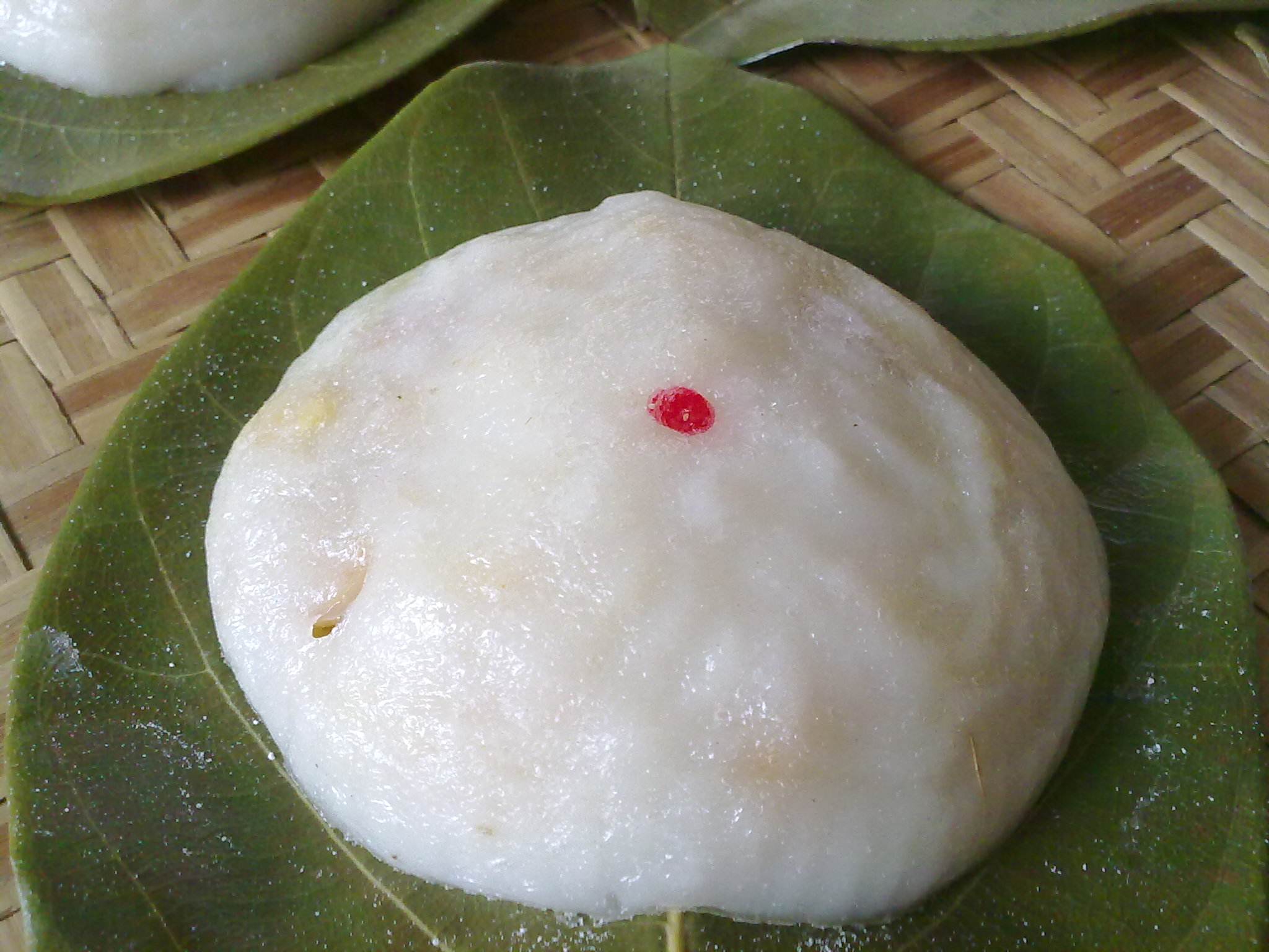 寿桃籺白色绿豆花生馅咸味茂名高州糍粑10个包邮真空包装农家特产