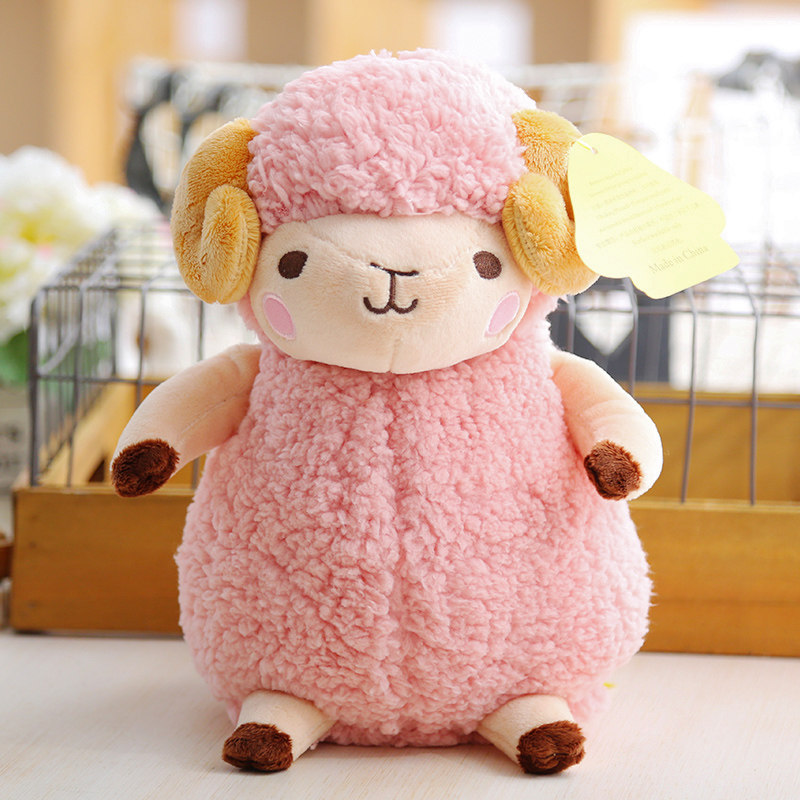 小绵羊可爱小羊公仔玩偶羊羊毛绒玩具小白羊大号娃娃毛绒布艺类玩具