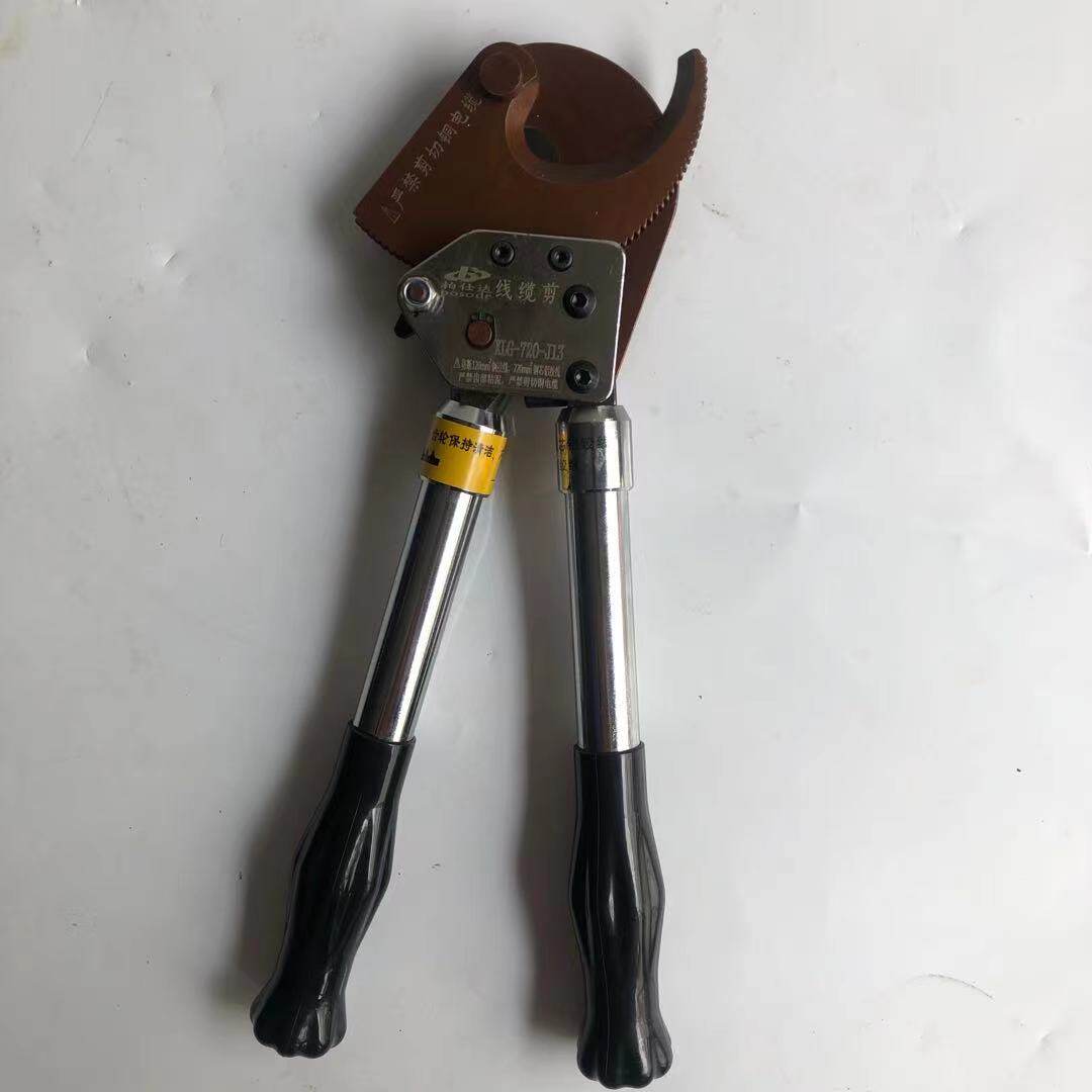 绞线柏仕达线缆剪刀xlg-720-j13棘轮轮式电缆剪钢钢芯线缆钳