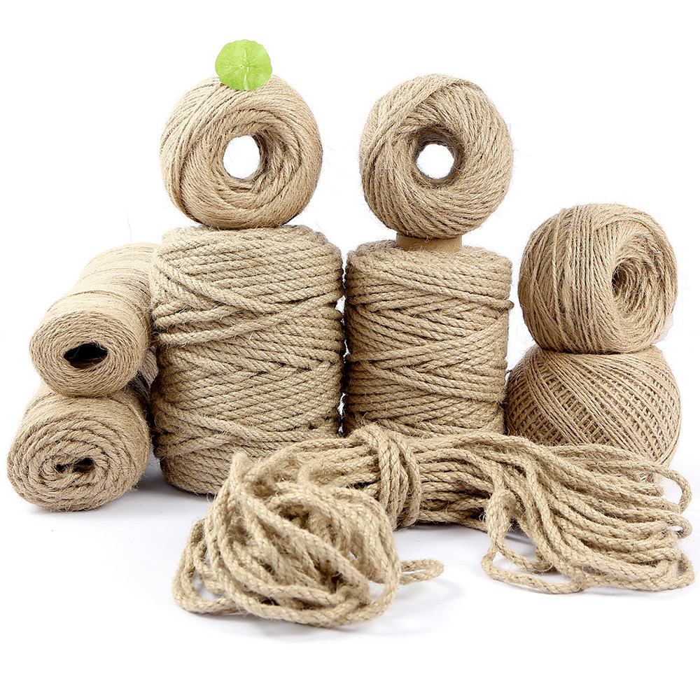 手工麻绳diy装饰材料编织细小绳子彩色麻线照片绳子