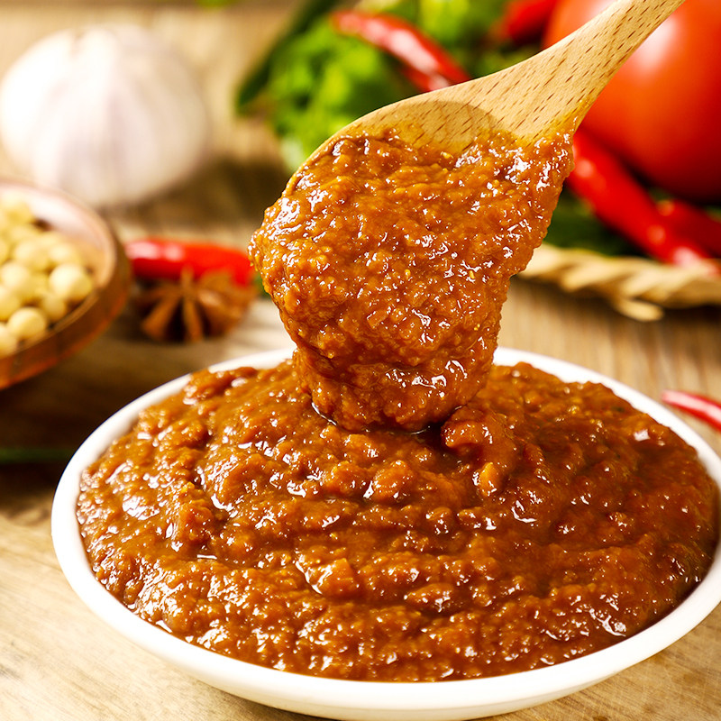 大酱三富辽宁农家400g6袋葱蘸酱炸酱调味酱沾酱类调料