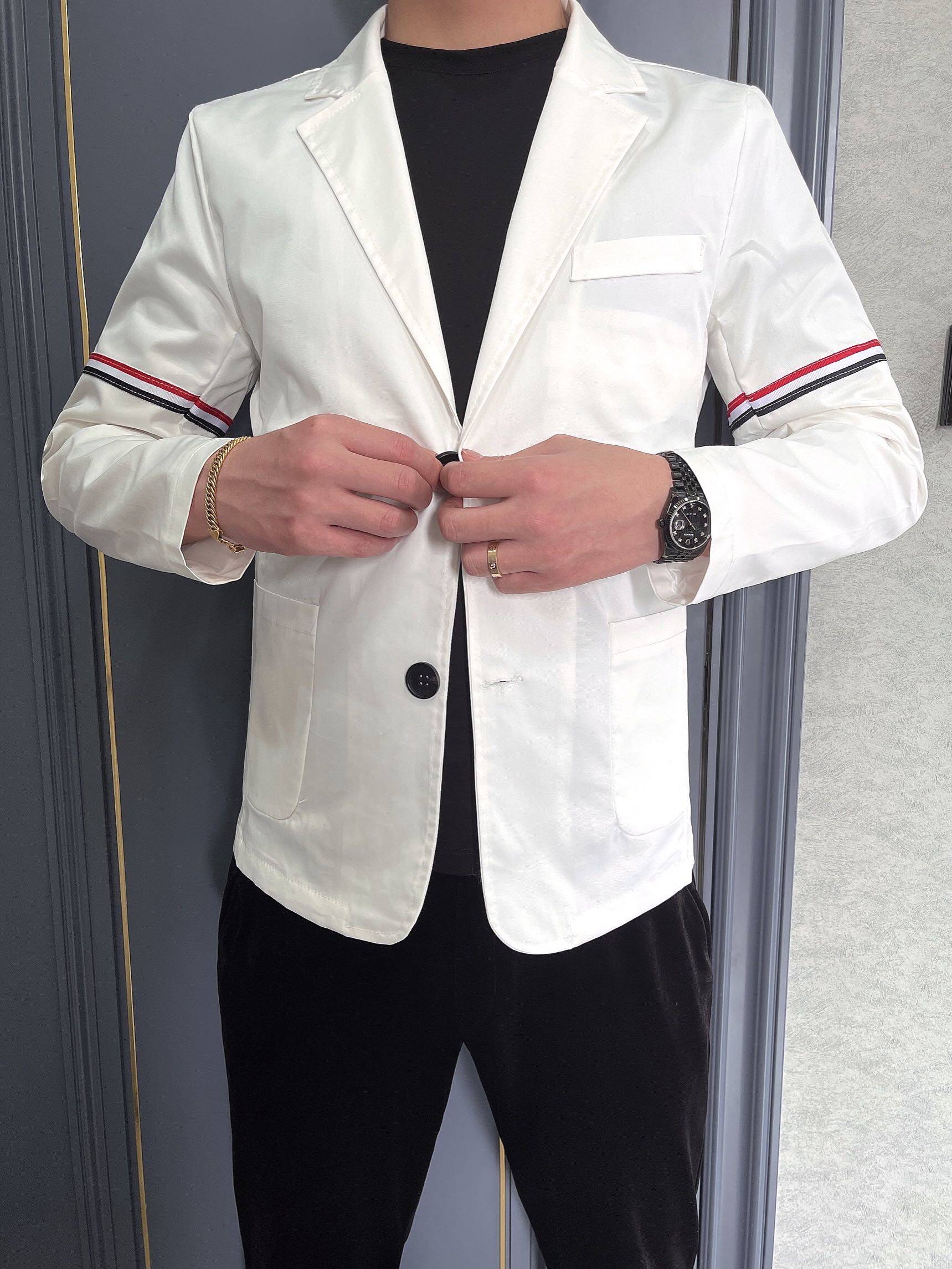 皇家男爵vtb欧货春秋西服纯色网红同款织带西服