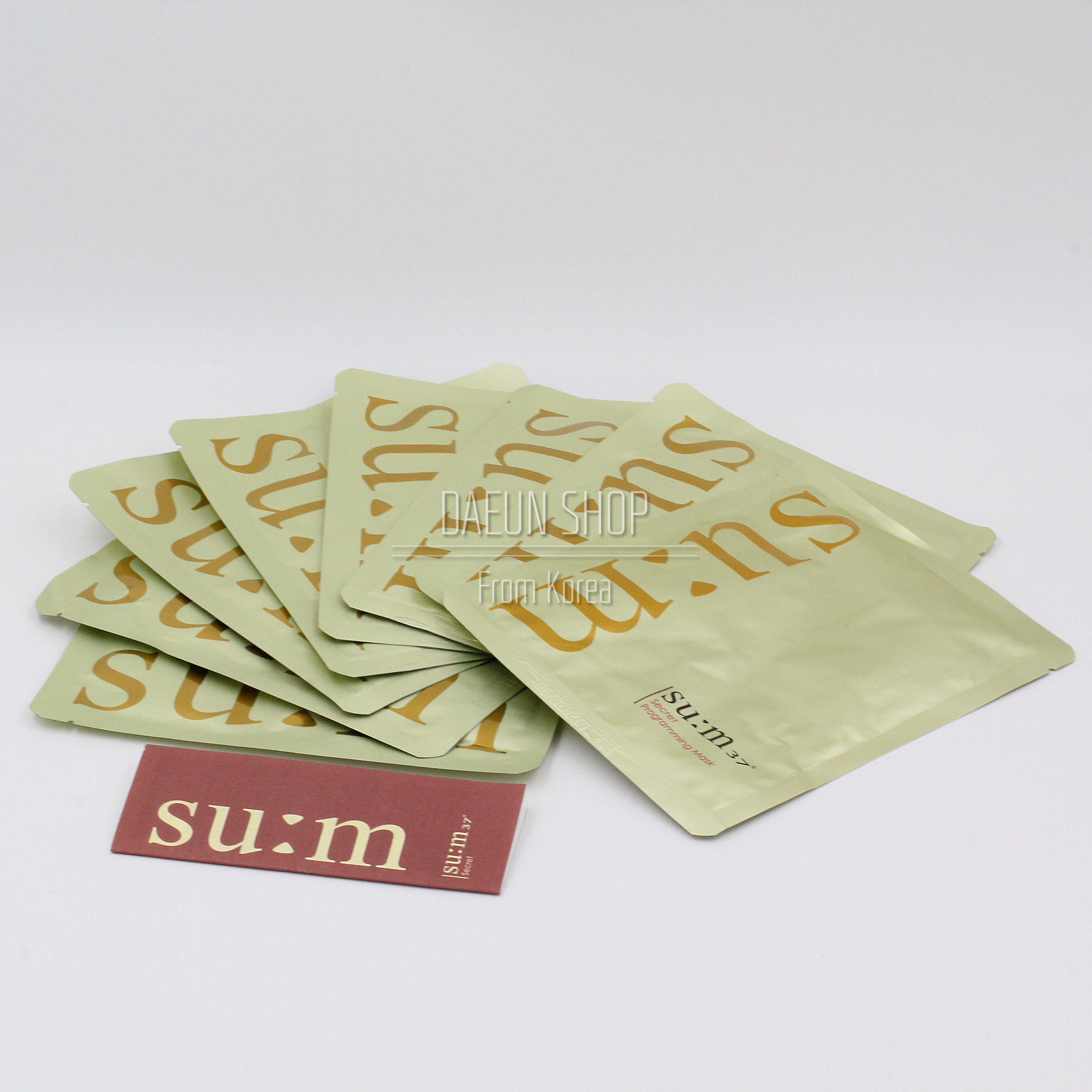 【现货特价】韩国su:m37/呼吸苏秘魔法面膜27gx1片8片/盒养护锁水