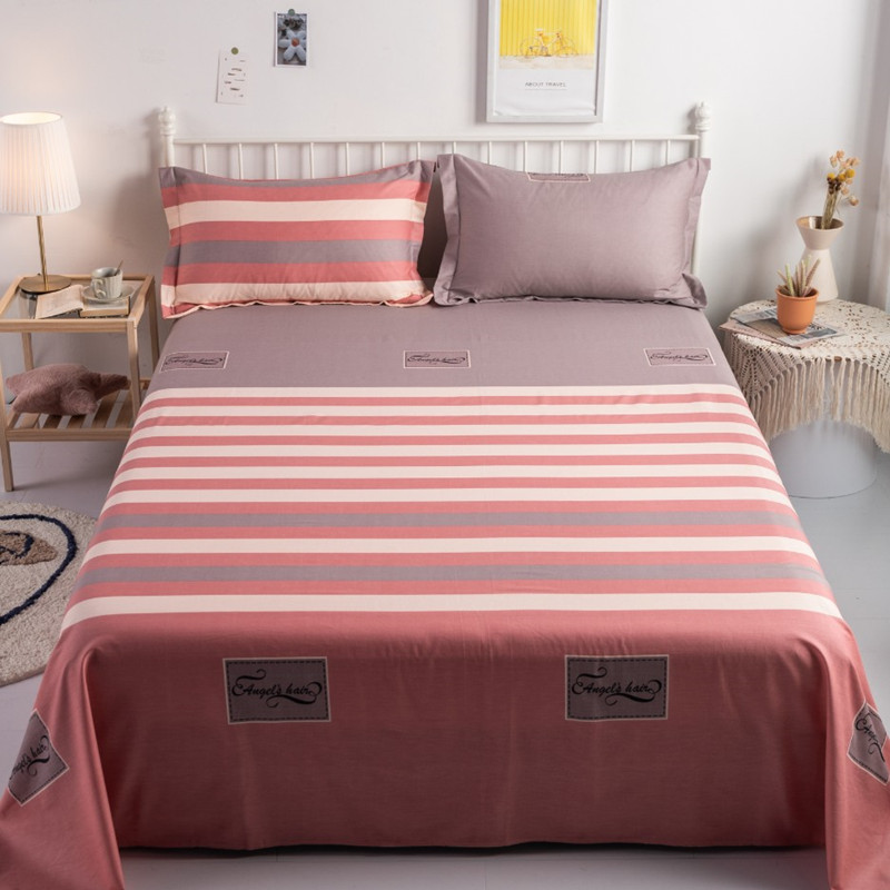 单件纯棉学生宿舍儿童床单卡通1.2米单人1.5双人床单