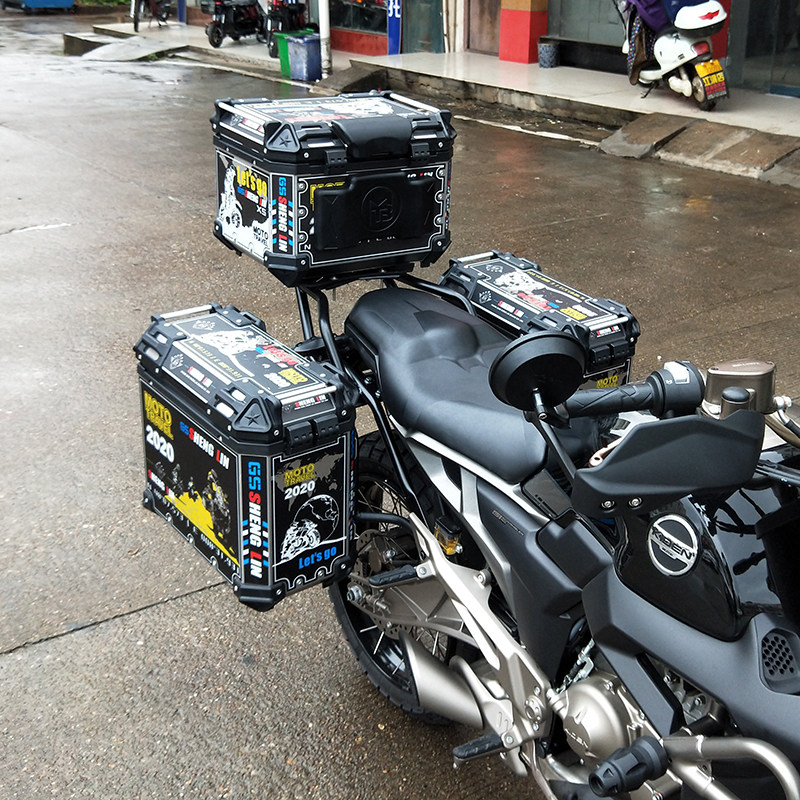 启典kd150-g1-g2金边三箱摩托摩托车车尾改装货架尾架摩托车尾箱