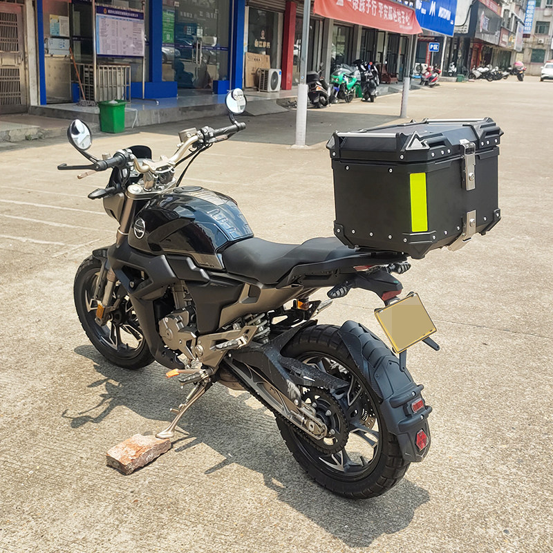 启典kd150g1g2原厂货架尾箱架铝合金尾箱43l靠背内衬摩托车尾箱