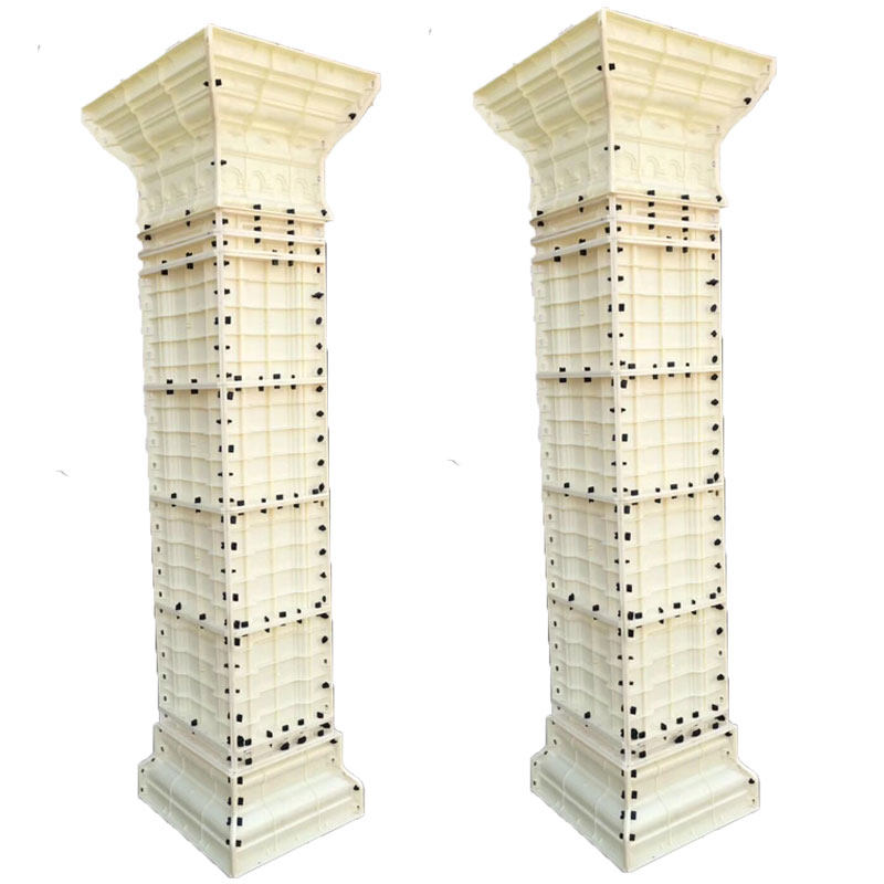 欧式方形罗马柱模具贴墙柱包角柱四方柱水泥柱子模建筑模板光面柱_双