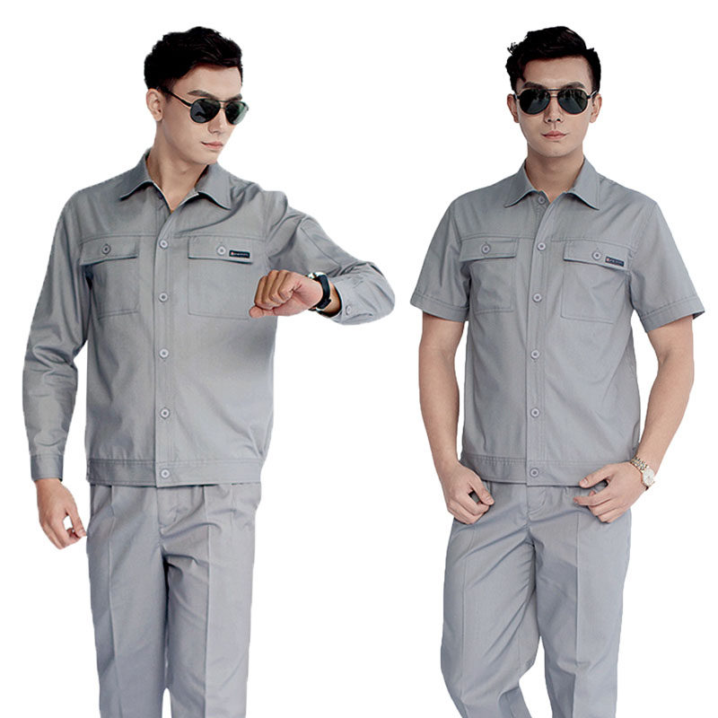 忠杰4s长袖夏秋工程服维修工维修工地建筑工建筑工装制服