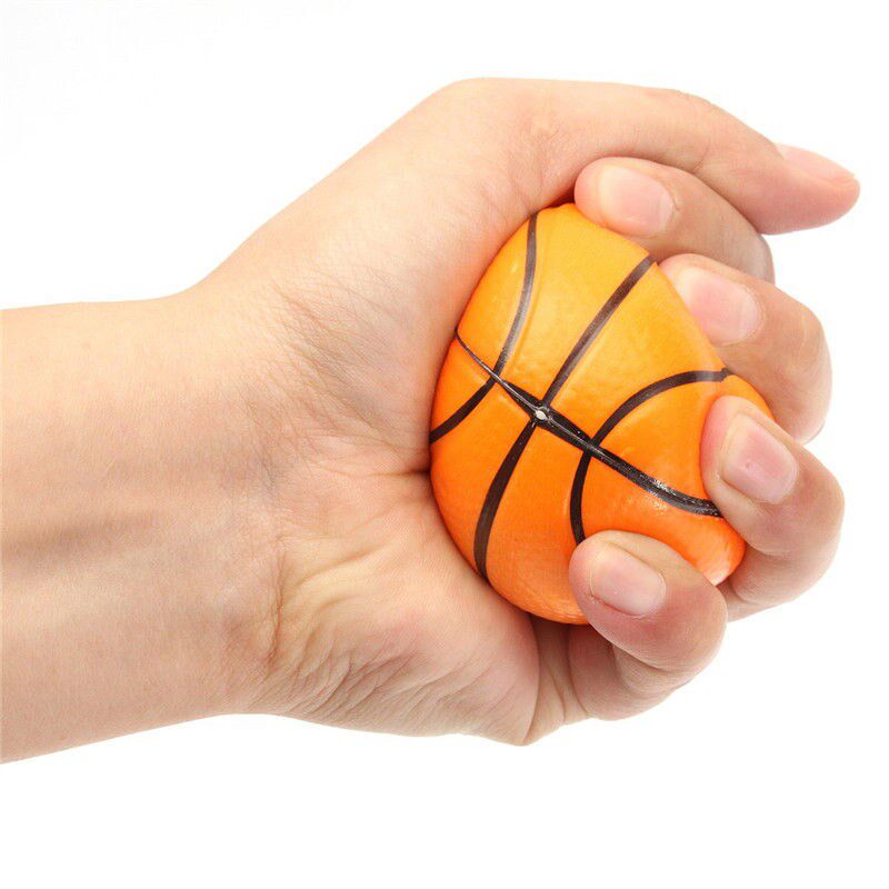 海绵弹力球拍拍球6.3cm实心手抓柔软压力儿童玩具球类玩具