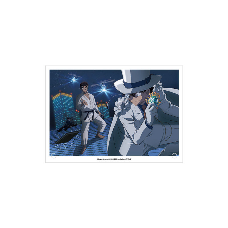 柯南咖啡正版展示相框月下对决怪盗基德vs动漫挂件