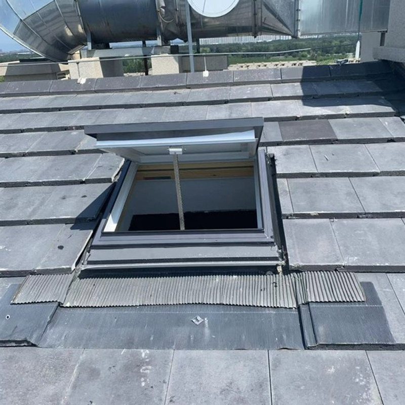 电动天窗自动铝合金阁楼阳光房屋楼顶老虎天窗盖手动电机天窗定制_双