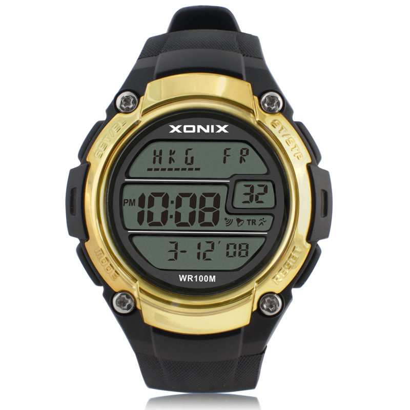 xonix精准酷炫潮流户外运动防水数显电子表男士孩子国产腕表