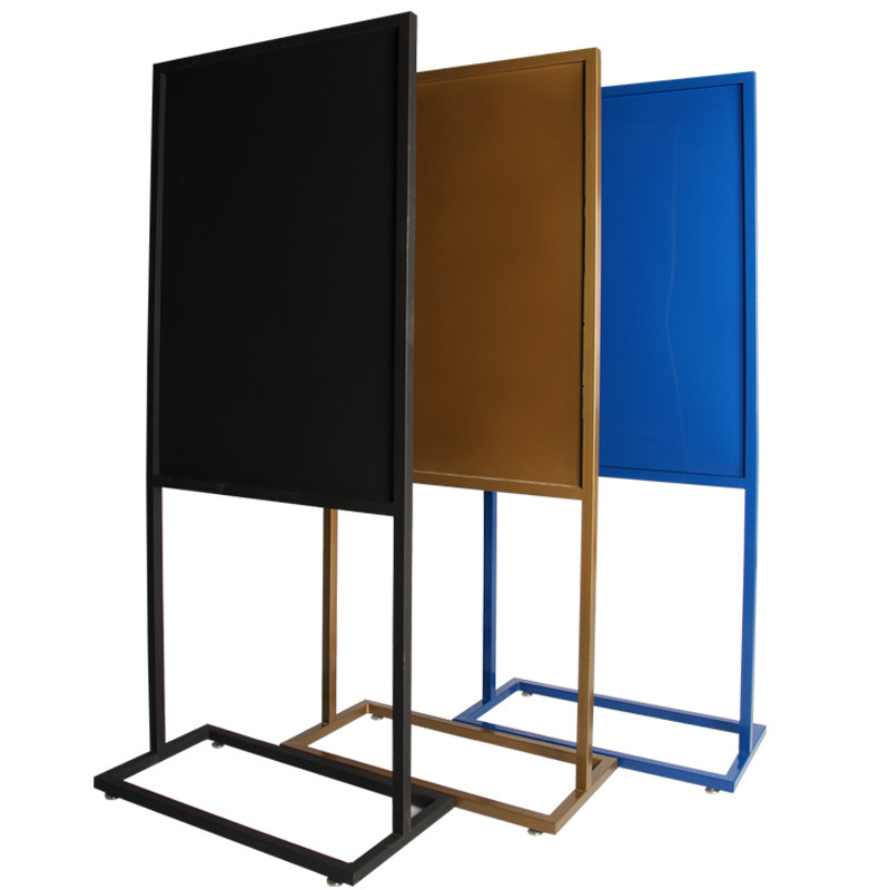 双面铁质展示架kt海报升降画架宣传立牌立架广告牌