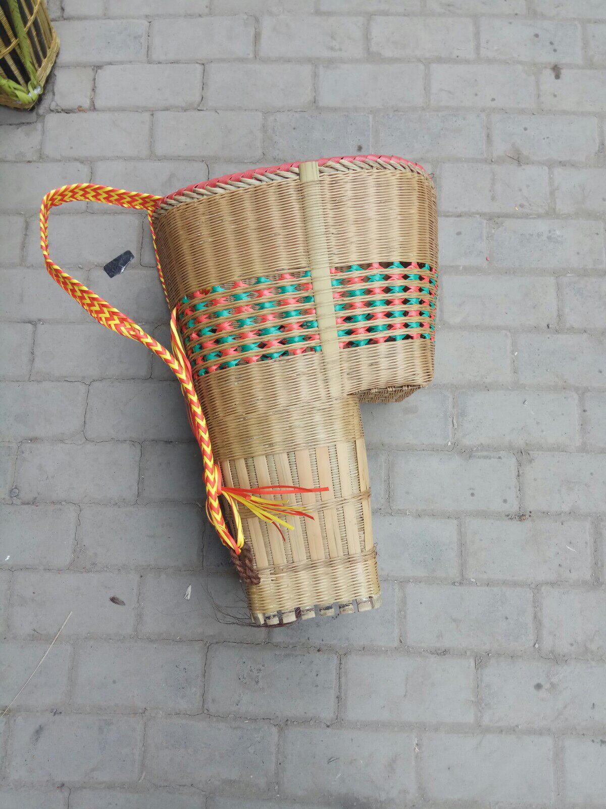 背篓竹编小孩宝宝竹制品竹篓手工竹编