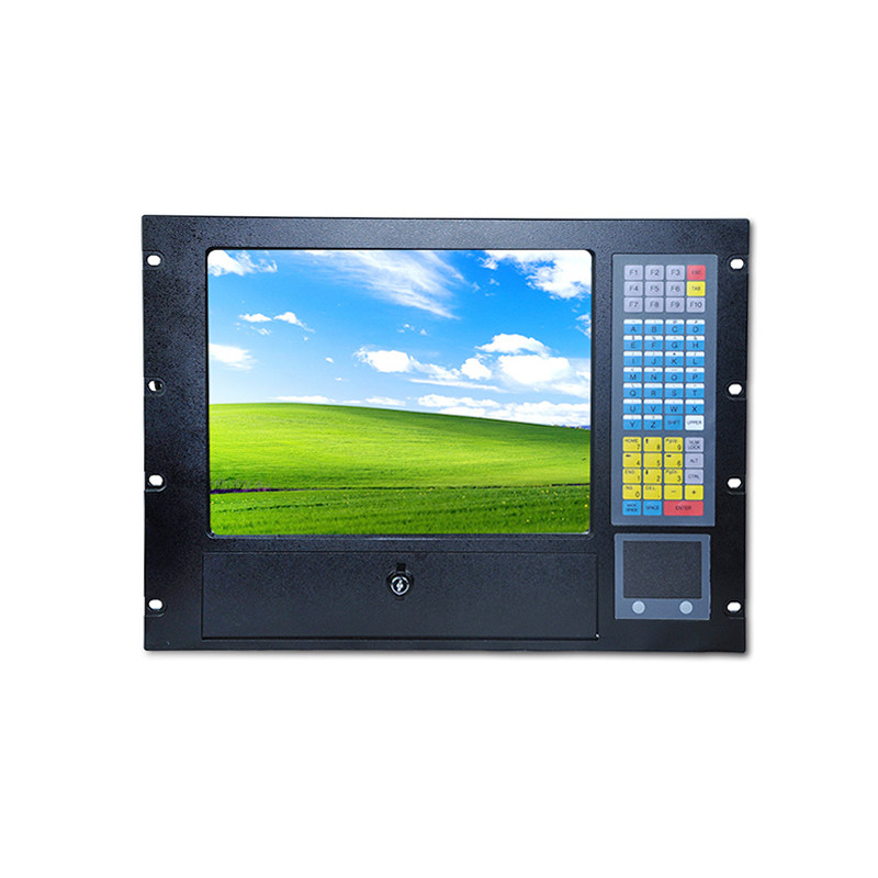 8u工业一体化工作站15寸触摸屏一体机网络广播服务器2pci工作站