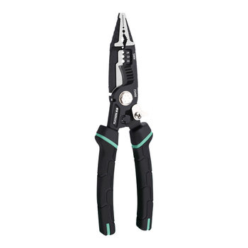 pliers ຖອດສາຍໄຟອະເນກປະສົງເກົ້າໃນຫນຶ່ງ, ເຄື່ອງມືພິເສດຂອງຊ່າງໄຟຟ້າ, ຕັດສາຍດັງແຫຼມ, pliers ຫນັງ, pliers crimping ສາຍ.