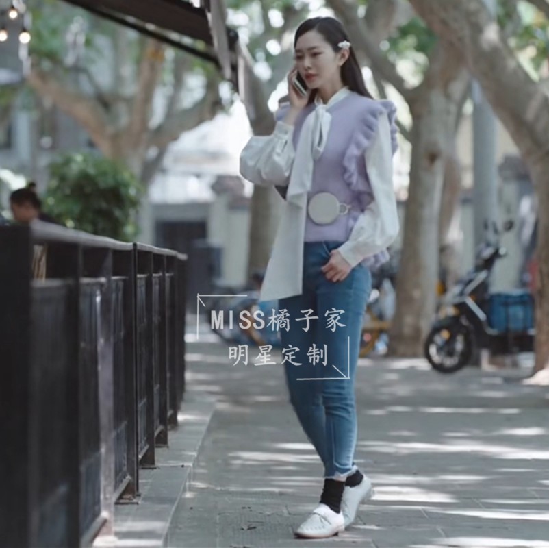 爱的理想生活宋轶戴希希同款衣服白色衬衫紫色衬衫