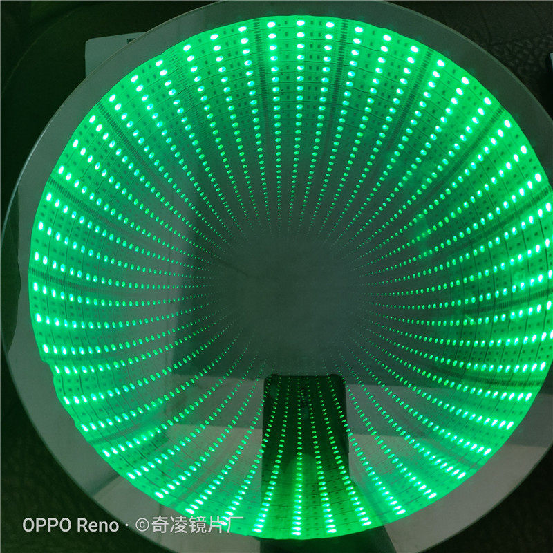 led创意时空镜子台灯礼品装饰灯无限镜面延伸随身化妆镜