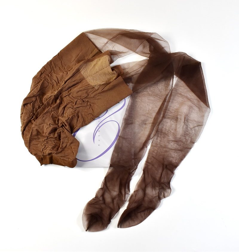 欧美加肥码大码透趾平纹弹性透明尼龙尼龙丝丝带连裤袜