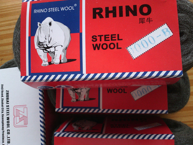 家具维修材料犀牛牌钢丝棉钢丝绒抛光钢丝擦洗玻璃专用钢丝棉0000