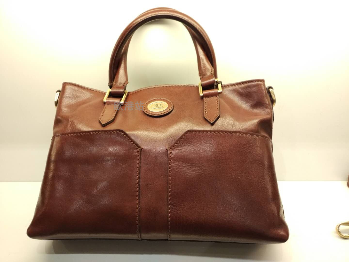 现货意大利专柜thebridge桥牌手工正品头层牛皮通用款女包