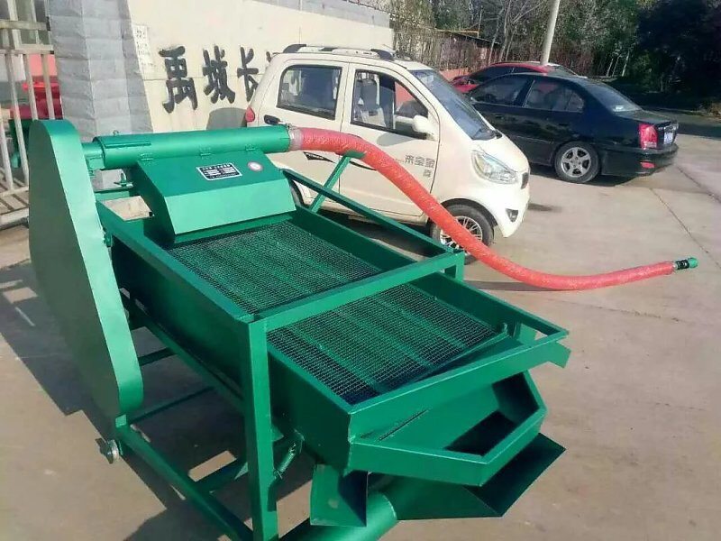 小型玉米振动筛震动筛选机长江自动上料玉米清选筛玉米筛子清粮机