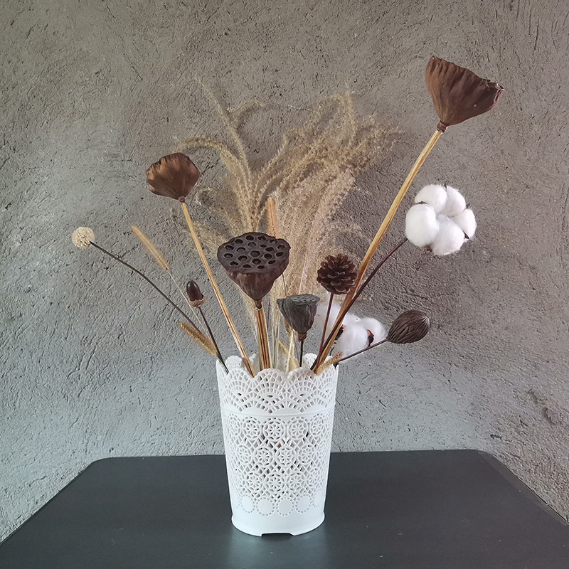 网红芦苇干花真花diy材料风干插花干花束天然装饰客厅落地芦苇花