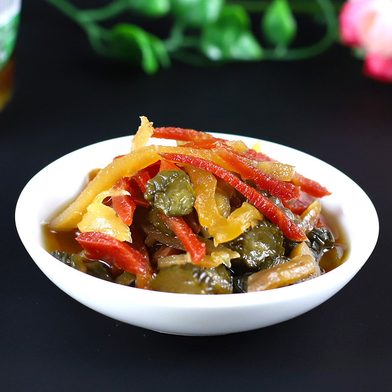 扬州特产三和四美酱菜什锦菜下饭饭菜香菜净重酱菜