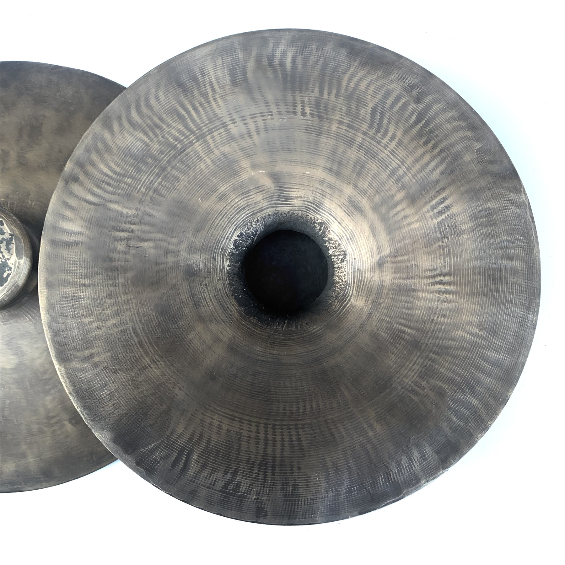 25公分青铜手工小铙小顶道教法器道士专用民族大铙