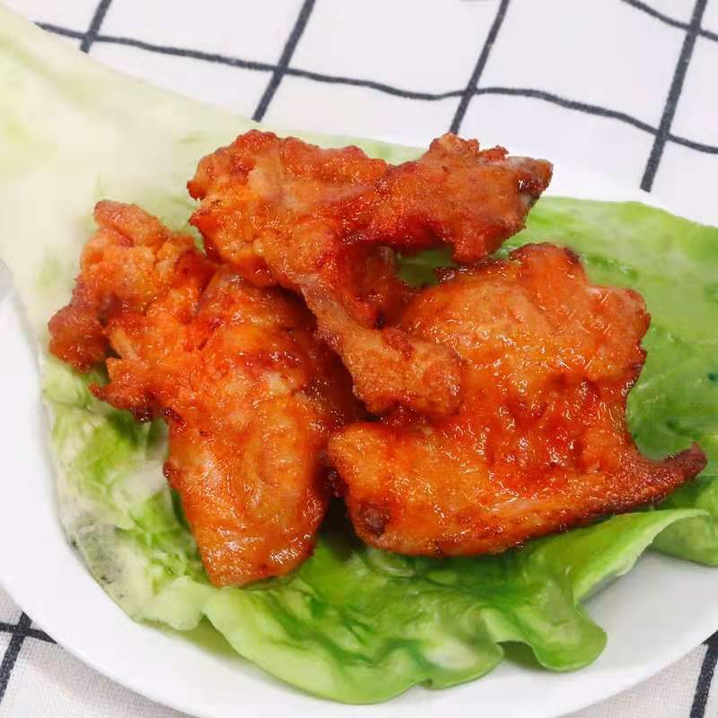 奥尔良连心脆鸡叉骨冷冻商用锁骨调理半成品油炸生鸡肉