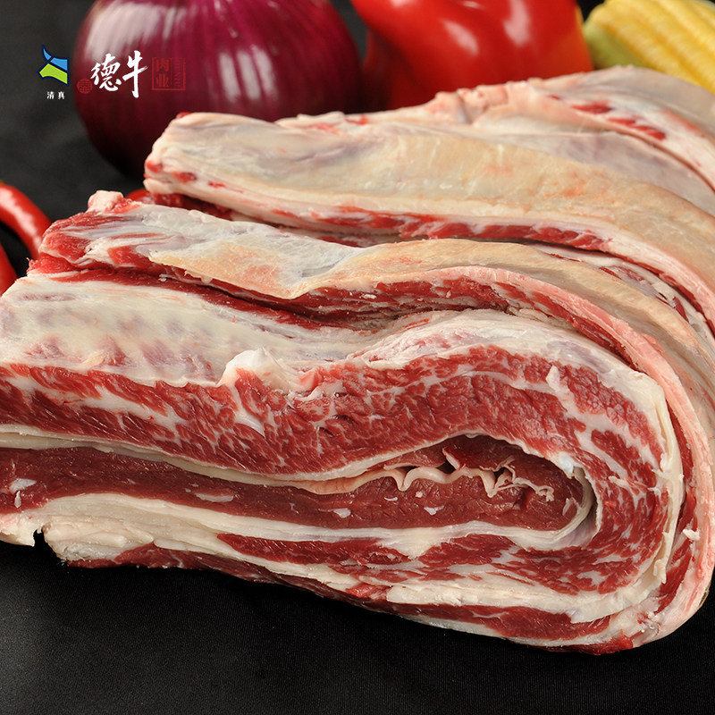 伊顺顺祥煲汤食材清真真牛肉块国产新鲜冷冻牛腩