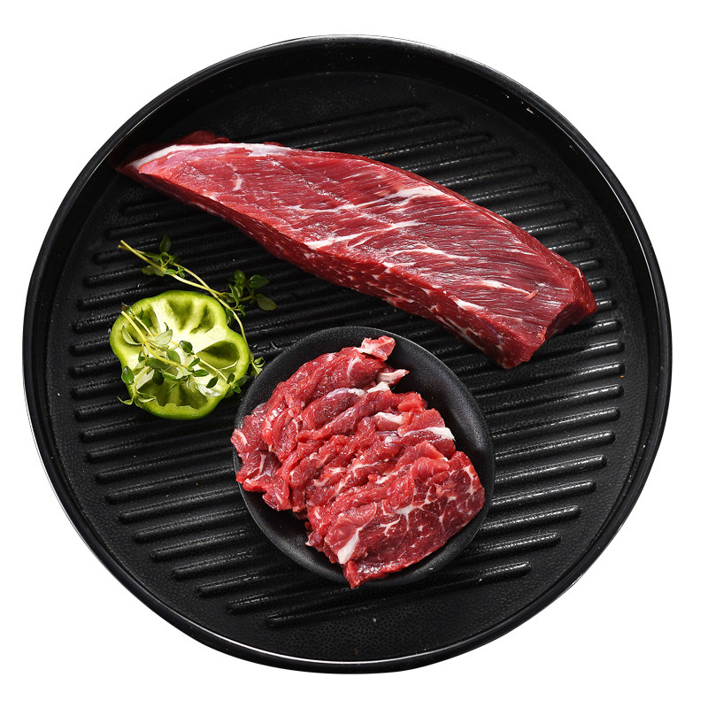 伊顺祥米龙国产牛肉500g针扒生鲜牛肉冷冻新鲜谷饲牛肉清真食品