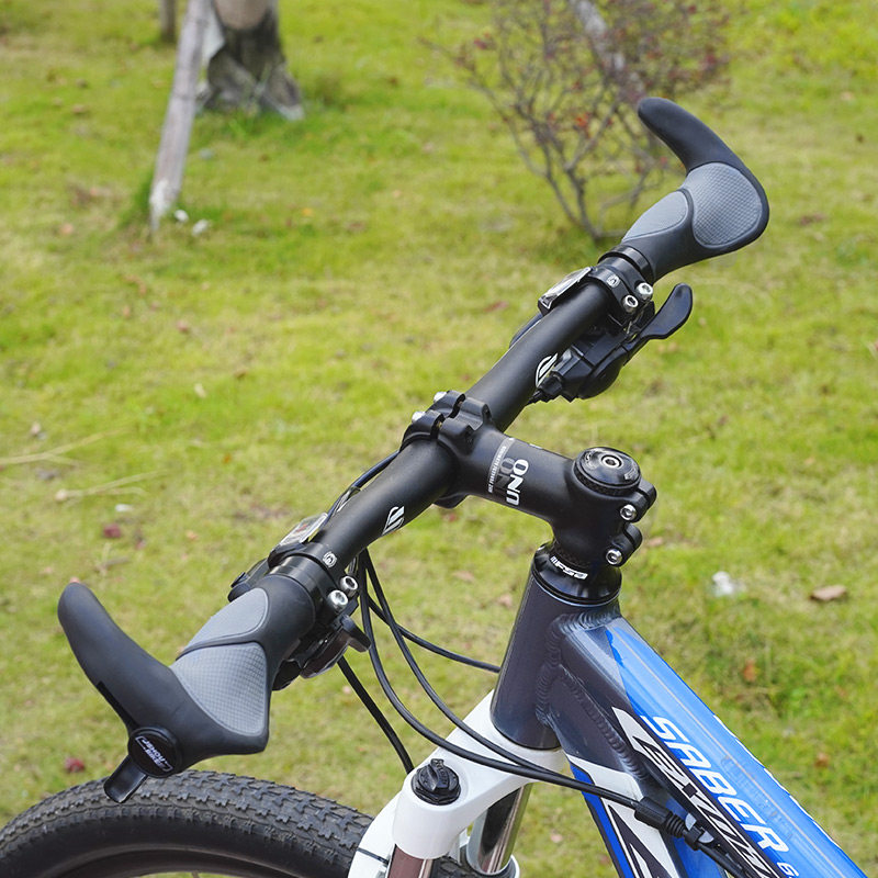 把套自行车配件牛角羊角防滑硅胶橡胶山地通用自行车把套