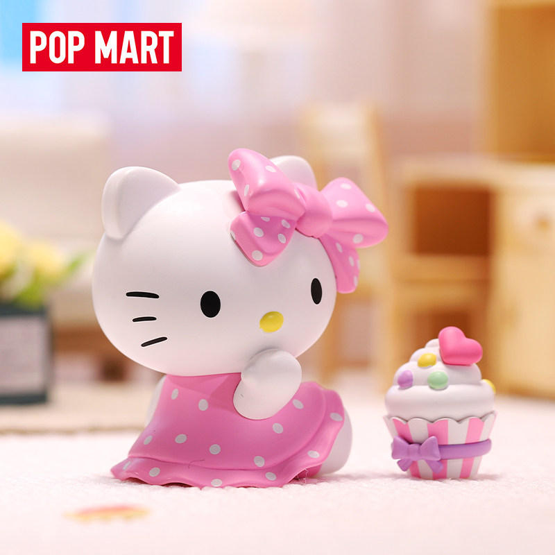 现货泡泡玛特hellokitty甜蜜盲盒确认奶糖布偶潮玩潮玩盲盒