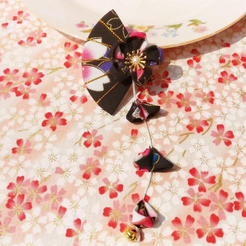 和风发饰新款樱花洛丽塔头饰日本本日和服浴衣发饰