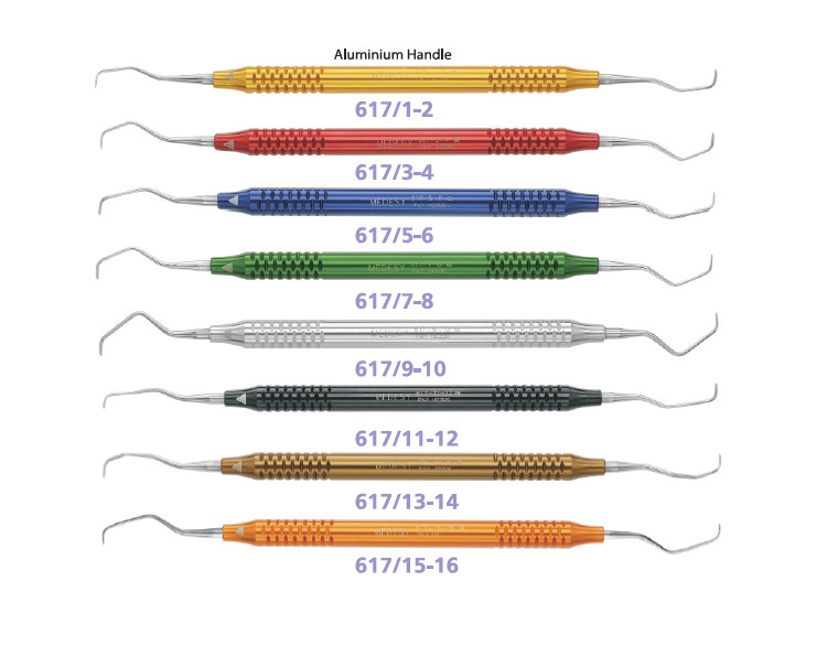 麦迪森进口彩色gracey龈下牙周刮治套装牙科口腔其它口腔护理设备