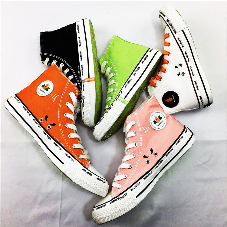 回力葫芦娃联名千里千里顺顺风男女女鞋高低小白帆布鞋