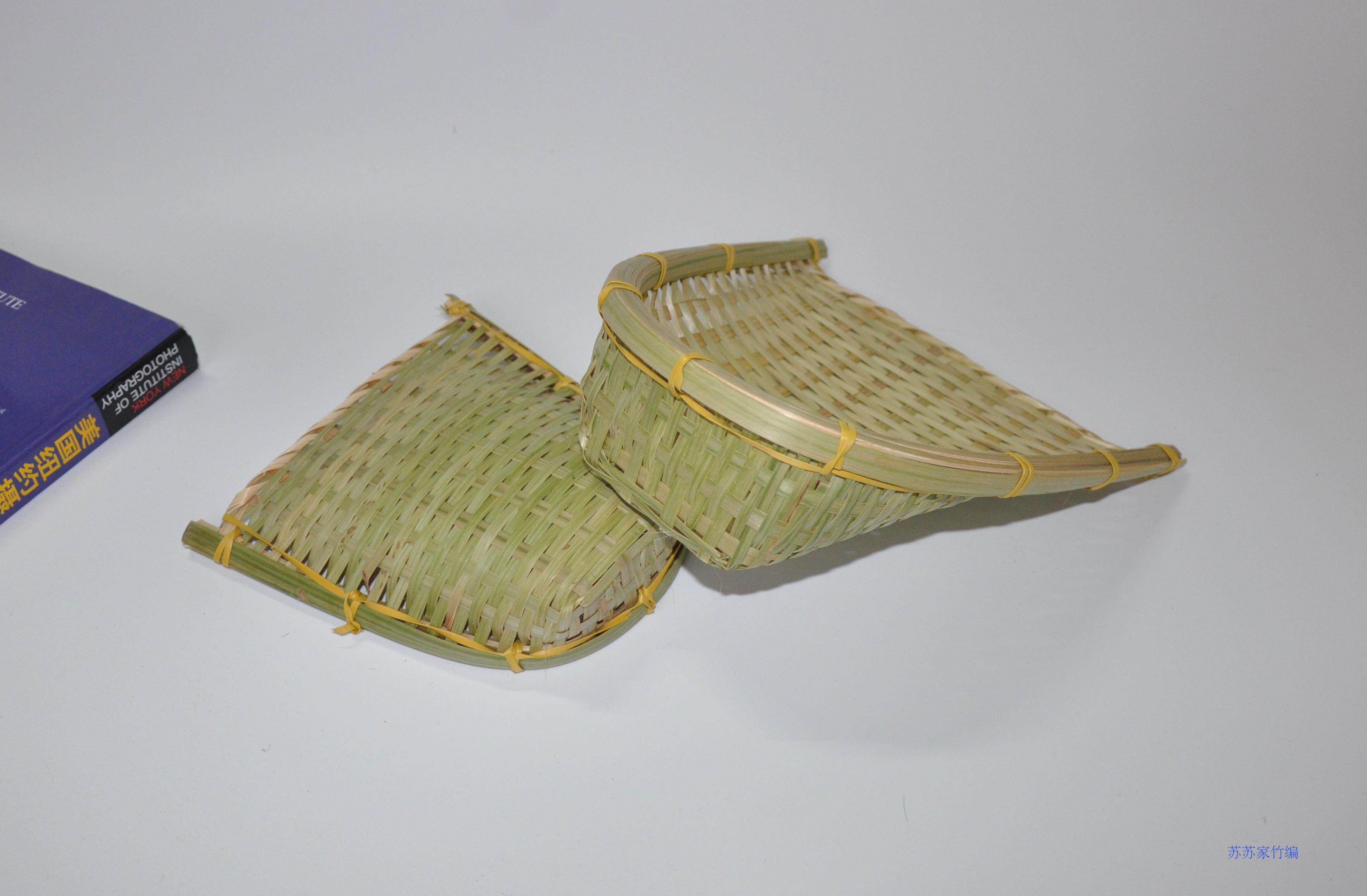 厂家直销天然环保竹白竹制竹制品品竹筛子簸箕竹编