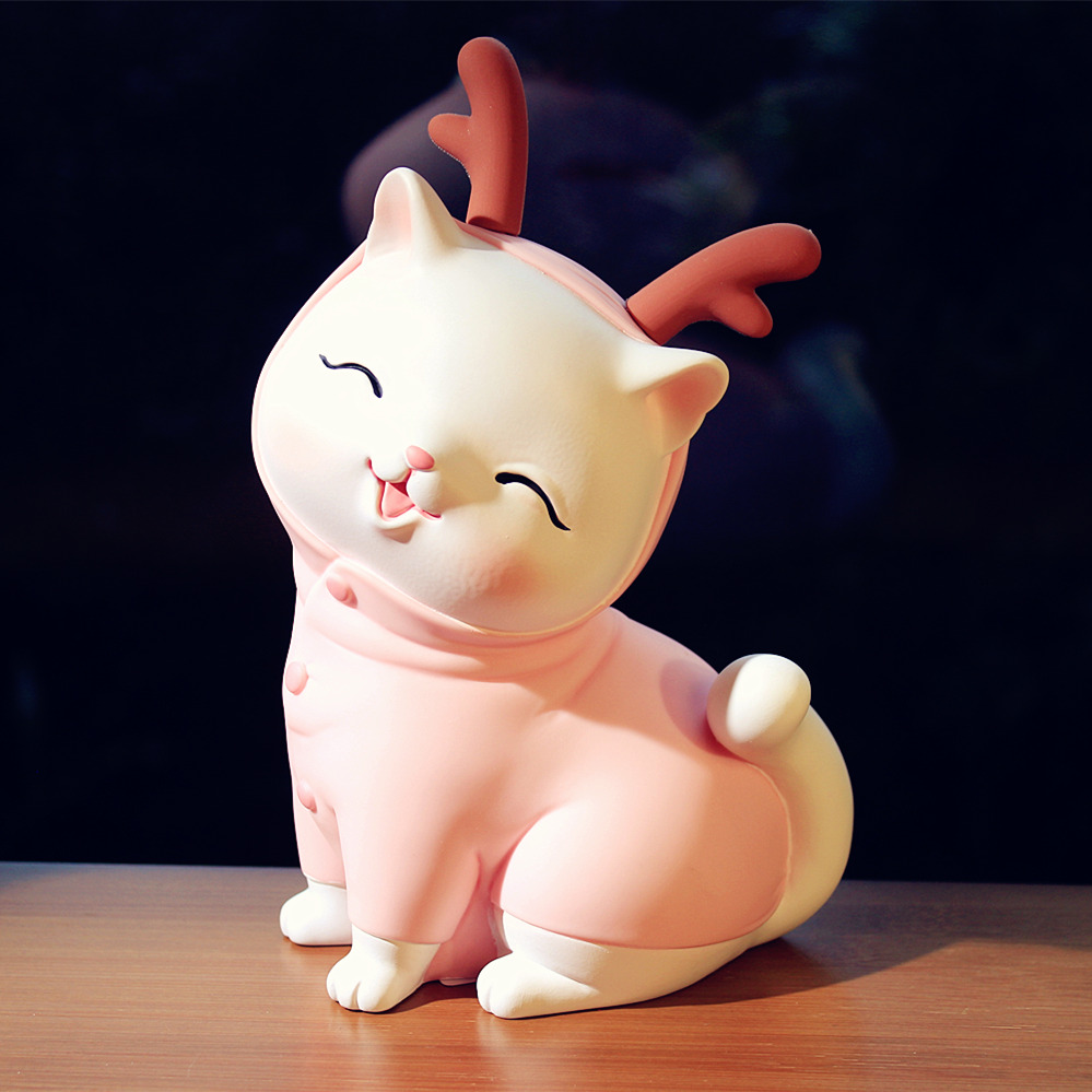 卡通可爱猫储蓄存钱罐儿儿童闺蜜同学创意生日储蓄罐