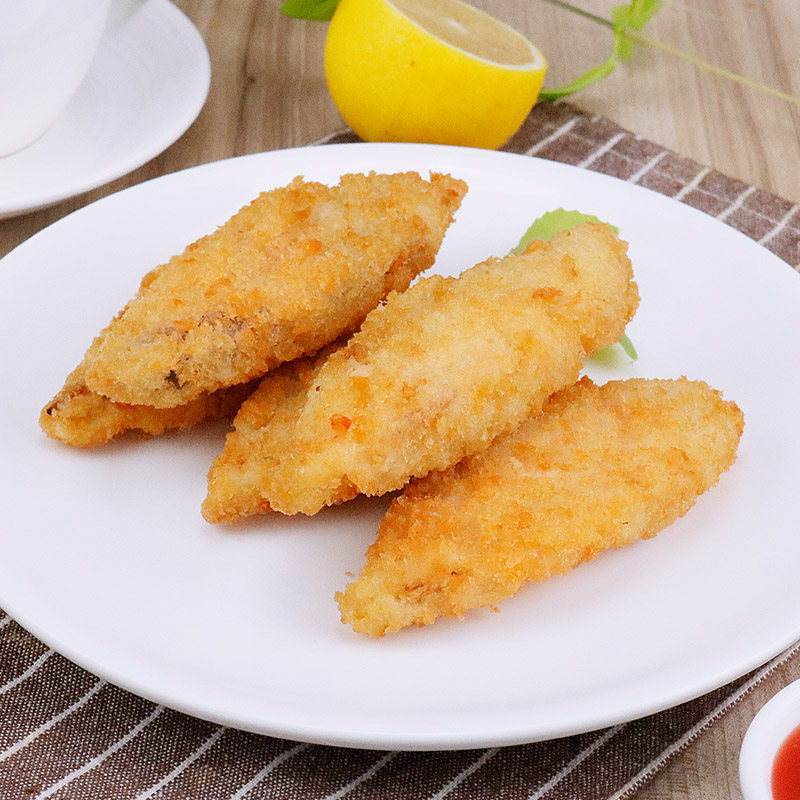 鳕鱼鱼排亚洲渔港深海310g10枚香炸酥脆油炸鳕鱼