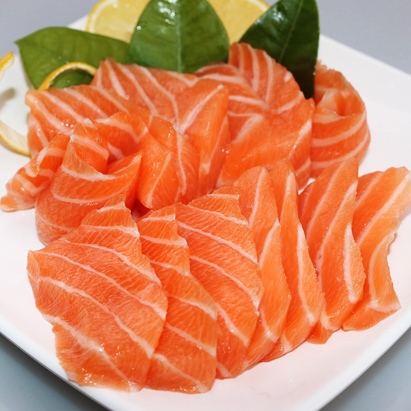 进口三文鱼腩 冰鲜进口三文鱼 鱼腩 250g生鲜海鲜食材