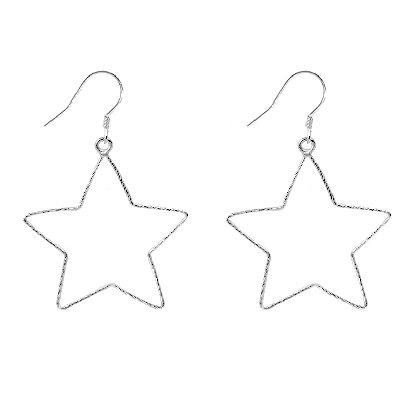 五角星耳环2020年新款纯银耳饰气质小众设计星星耳环