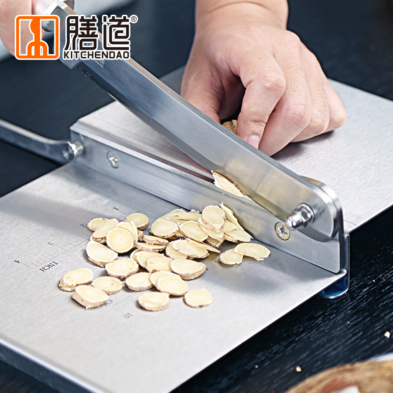 膳道家用小型中药材铡刀不锈钢年糕草药牛轧糖阿胶其他刀